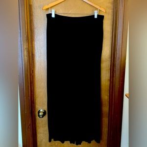 Chicos Travelers Womens Wide Leg Pants Black Size 3